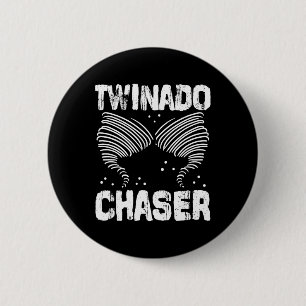 Chaser Funny Mum Dad Twin Parents 6 Cm Round Badge