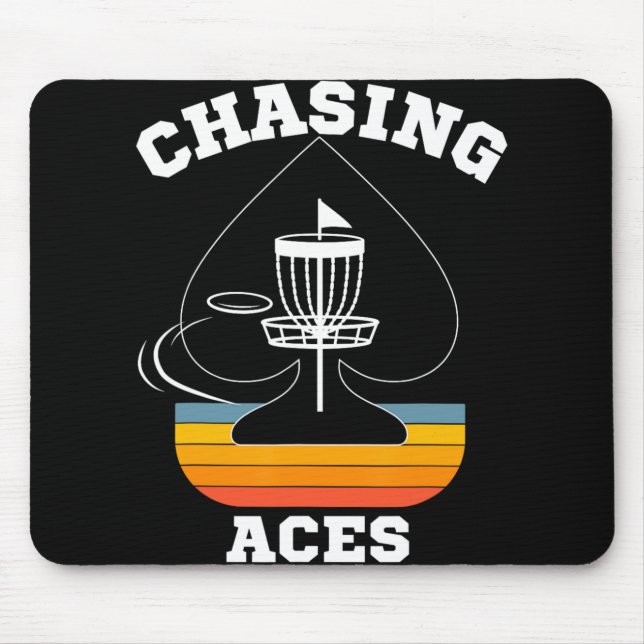 Chasing Aces Disc Golf Target Sports Apparel Men W Mouse Mat (Front)