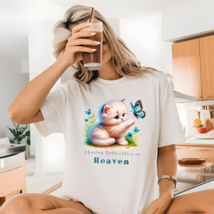 Chasing Butterflies in Heaven Cat Tri-Blend Shirt