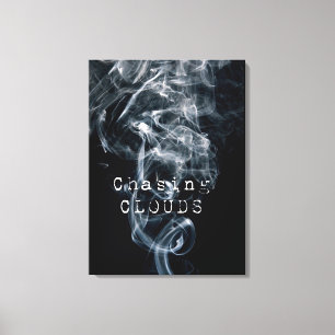 Chasing Clouds Smoke  Smoke Premium Canvas Print