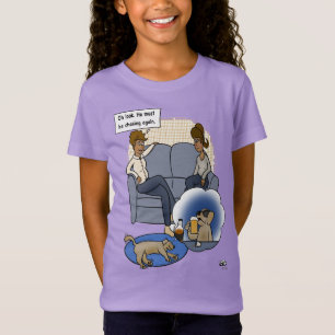 Chasing Dream Yellow Girl's T-Shirt