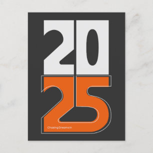 Chasing dreams in 2025 postcard