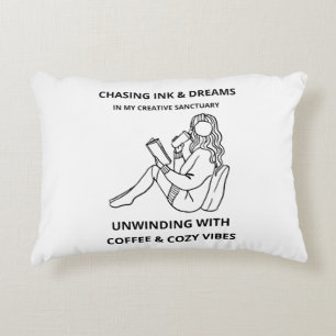 Chasing Ink and Dreams Cosy Creative Sanctuary Decorative Cushion