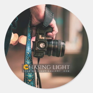 'Chasing Light Gallery' Classic Round Stickers