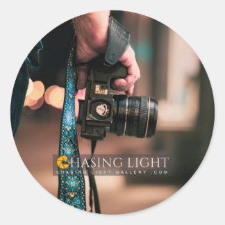 'Chasing Light Gallery' Classic Round Stickers
