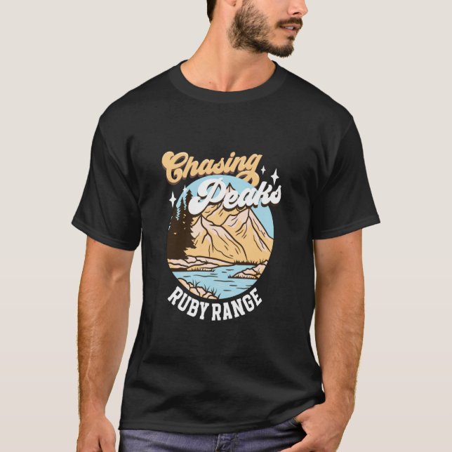 Chasing Peaks - Ruby Range T-Shirt (Front)
