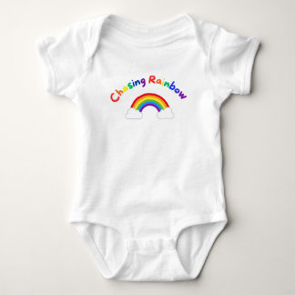 Chasing Rainbow baby bodysuit babyshower gift
