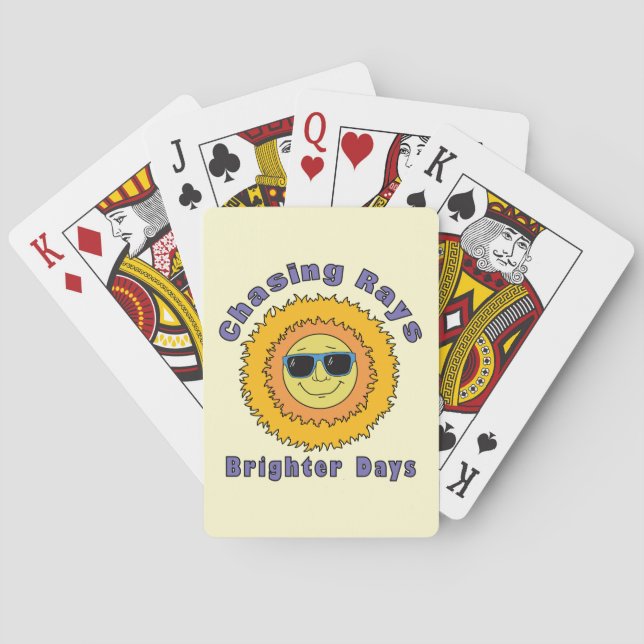 Chasing Rays Playing Cards (Back)