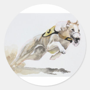 Chasing Rusty Classic Round Sticker