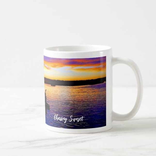 Chasing Sunset Kayak Coffee Cup (Right)
