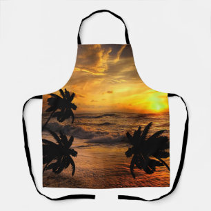 CHASING SUNSETS OCEAN SCENERY NATURE   APRON
