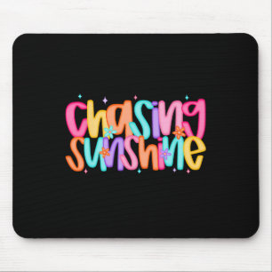 Chasing Sunshine Hawaii Beach Seashell Funny Summe Mouse Mat