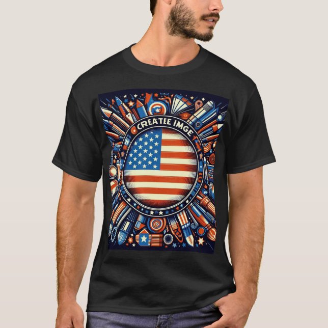 **Chasing the American Vibe** T-Shirt (Front)