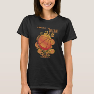 Chasing The Dream Basketball Slam Dunk T-Shirt