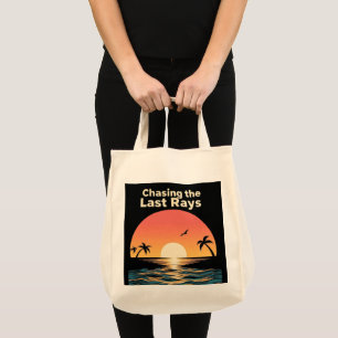 Chasing The Last Ray – Sunset Dreamer Aesthetic Tote Bag