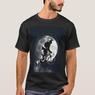Chasing the Moon - Mountain Biker  T-Shirt