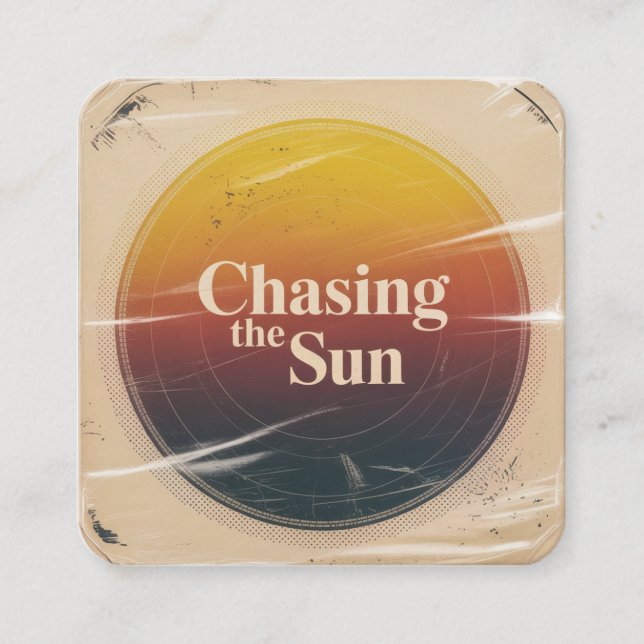 Chasing The Sun Enclosure Card (Front)