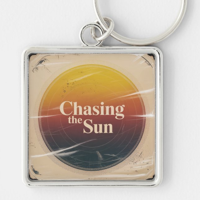 Chasing The Sun Key Ring (Front)