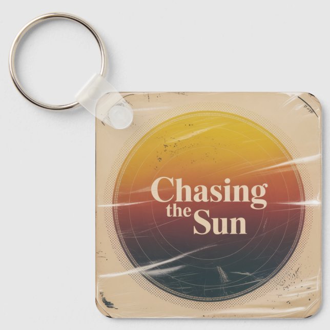 Chasing The Sun Key Ring (Front)