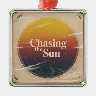 Chasing The Sun Metal Tree Decoration