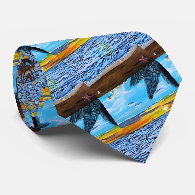 Chasing the Sunset Painting by Alfred Fox Tie (Rolled)