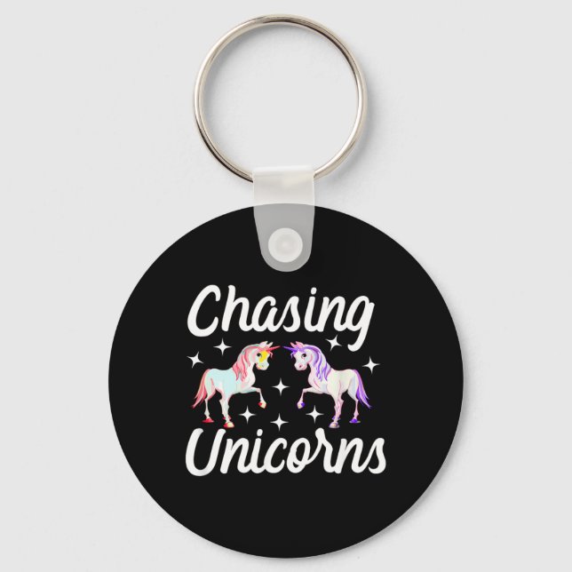 Chasing Unicorns Magical Key Ring (Front)