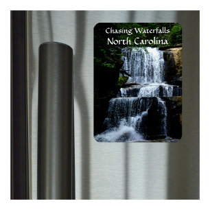 Chasing Waterfalls North Carolina Blue Ridge Magnet