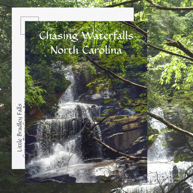 Chasing Waterfalls North Carolina Mountains Photo Postcard (Creator Uploaded)