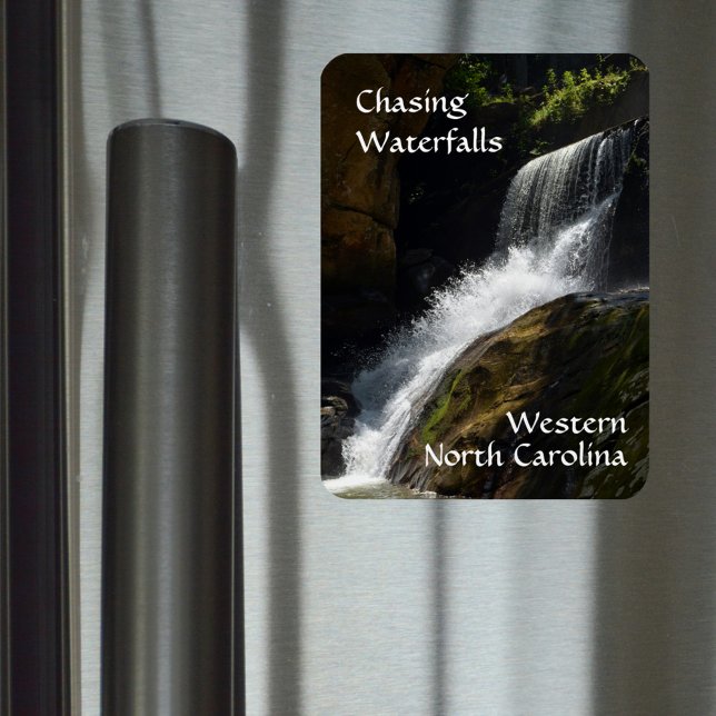 Chasing Waterfalls Western North Carolina Photo Magnet (Creator Uploaded)