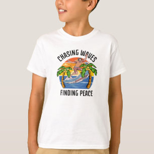 Chasing Waves Finding Peace T-Shirt