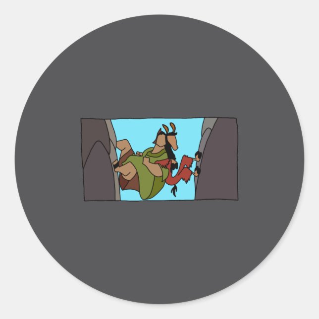 Chasm Emperor X27 S New Groove Clic  Classic Round Sticker (Front)