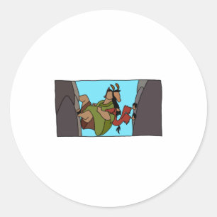 Chasm Emperor X27 S New Groove Clic  Classic Round Sticker