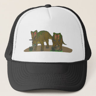 Chasmosaurus browsing trucker hat