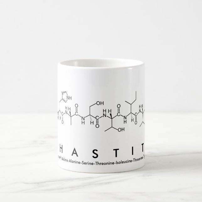 Chastity peptide name mug (Center)