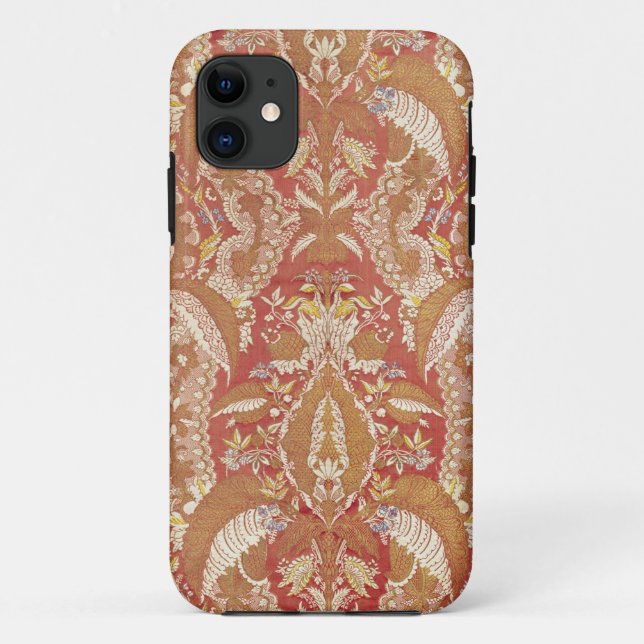 Chasuble, lace patterned silk, French, c.1720 Case-Mate iPhone Case (Back)