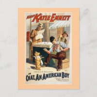 Chat, an American Boy Vintage Theatre Poster.