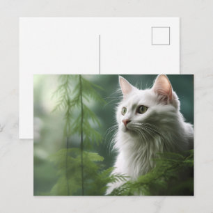 Chat Foret 7 Postcard