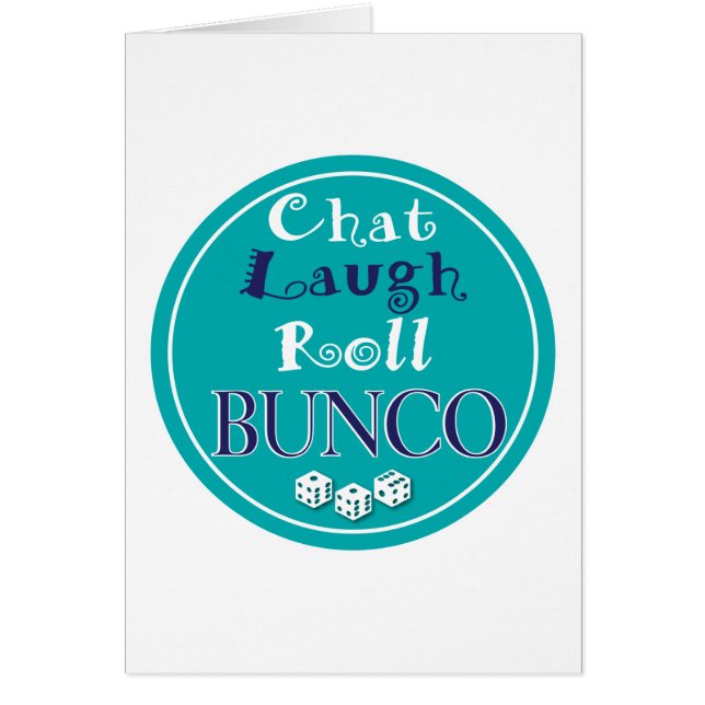 chat,laugh,roll - bunco (Front)
