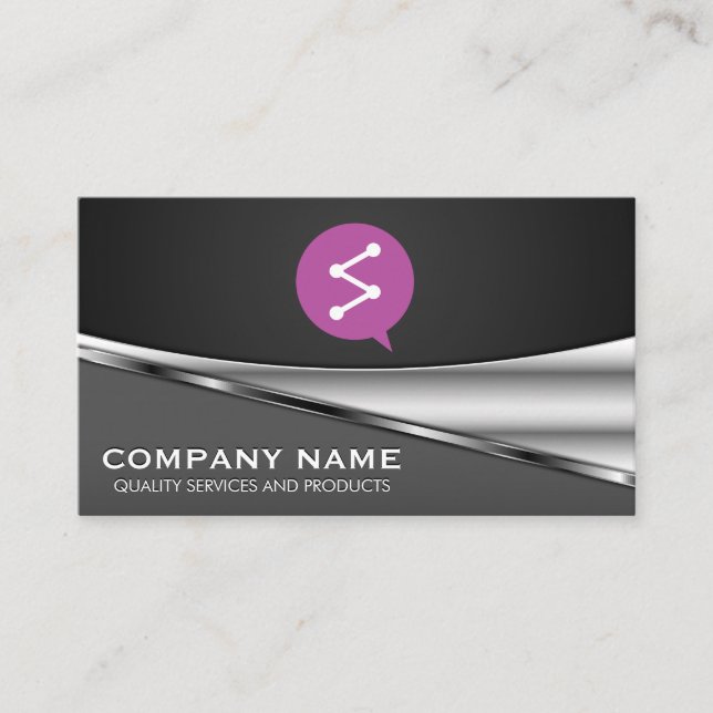 Chat Logo Business Card (Front)