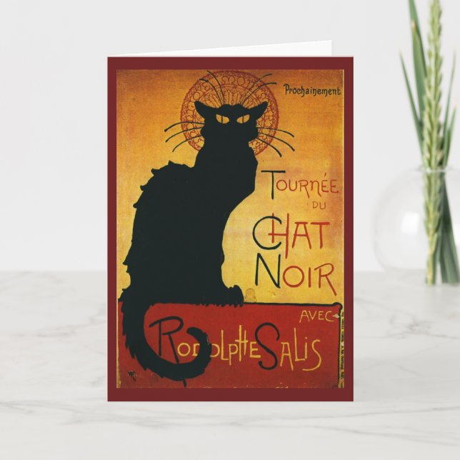 Chat Noir - Black Cat Card (Front)