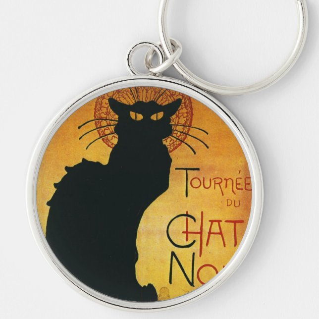 Chat Noir - Black Cat Key Ring (Front)