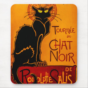 Chat Noir - Black Cat Mouse Mat
