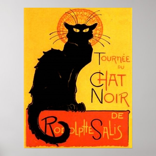 Chat Noir...Black Cat Poster (Front)