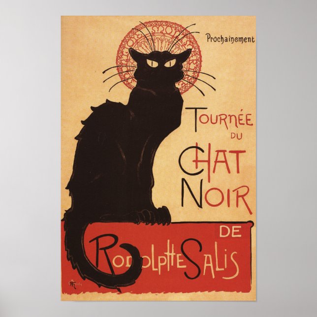 Chat Noir Cabaret Troupe Black Cat Promo Poster (Front)