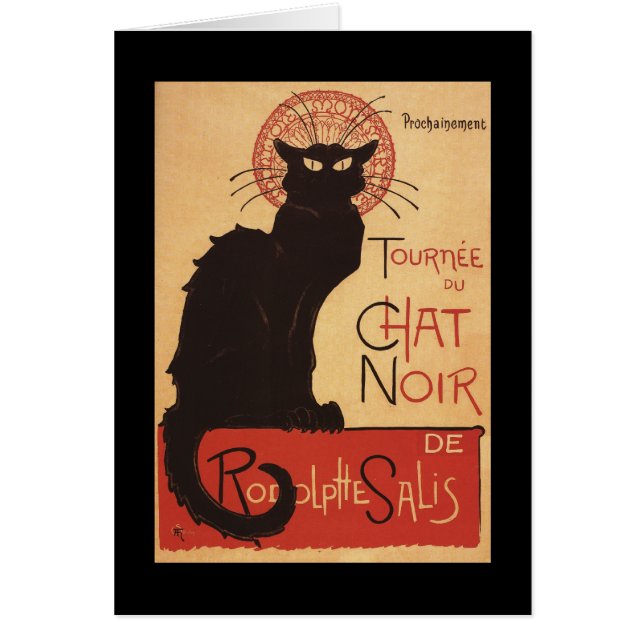 Chat Noir Cabaret Troupe Black Cat Promo Poster (Front)