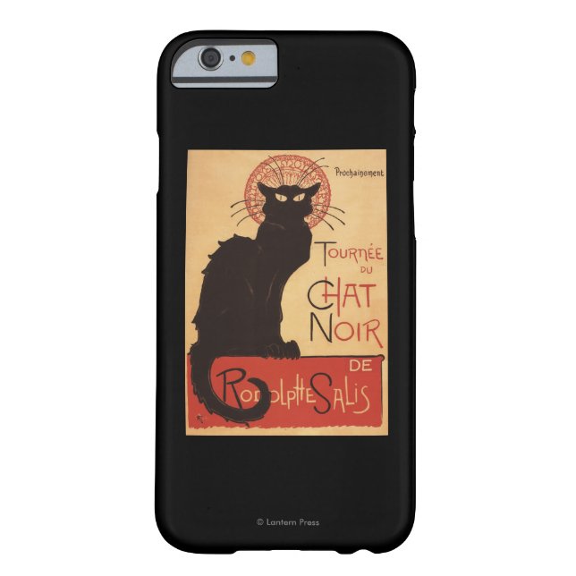 Chat Noir Cabaret Troupe Black Cat Promo Poster Case-Mate iPhone Case (Back)