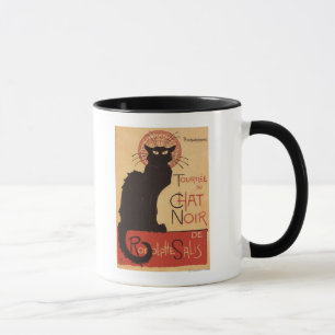 Chat Noir Cabaret Troupe Black Cat Promo Poster Mug