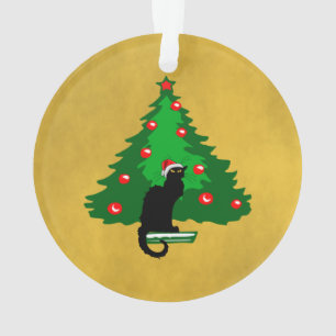 Chat Noir Christmas Ornament