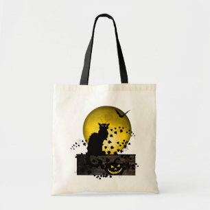 Chat Noir Halloween Tote Bag