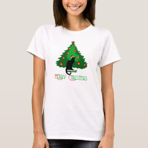 Chat Noir Merry Christmas T-Shirt